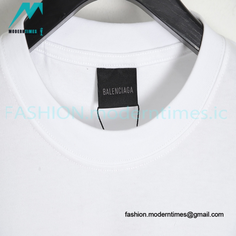 Balenciaga - Corri Digital Oil Painting Printed Short Sleeve T-shirt